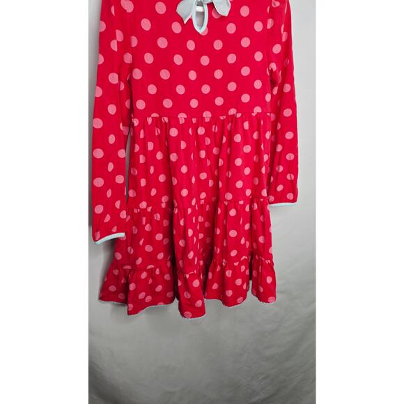 Matilda Jane The One That I Want  Red Polka Dot Long Sleeve Kids Dress Size 4 - Picture 11 of 13